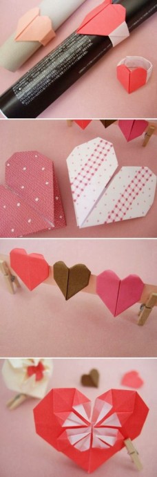 ​Создание поделок из сердечек