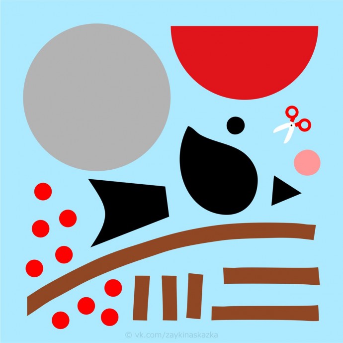 Кругленький снегирь Кругленький снегирь