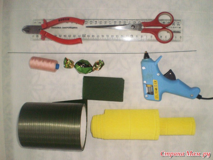 Тюльпаны с конфетками