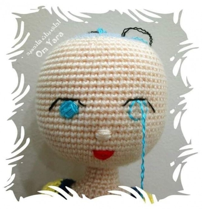 Вышиваем глазки куколке Вышиваем глазки куколке