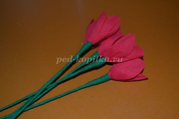 Букет тюльпанов из конфет: часть 2 Букет тюльпанов из конфет: часть 2