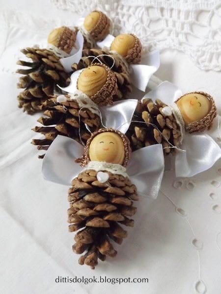 Декор из шишек