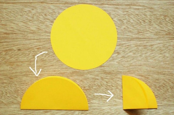 Яркий зонтик из бумаги Яркий зонтик из бумаги