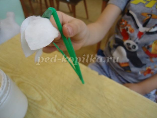 Корзинка с подснежниками: часть 3