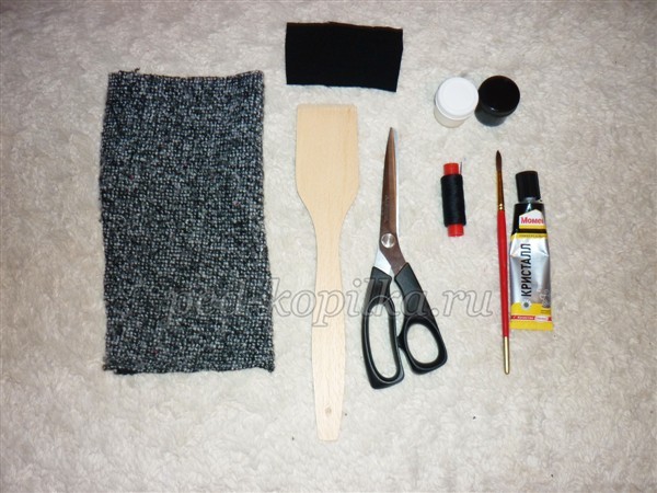 Кукольный театр на деревянных лопатках