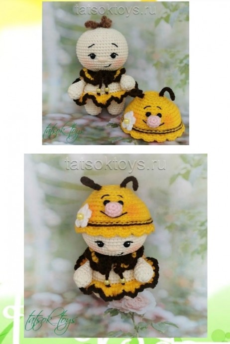 ​Малыши в костюме пчелки