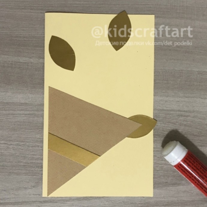 Простая открытка с букетом