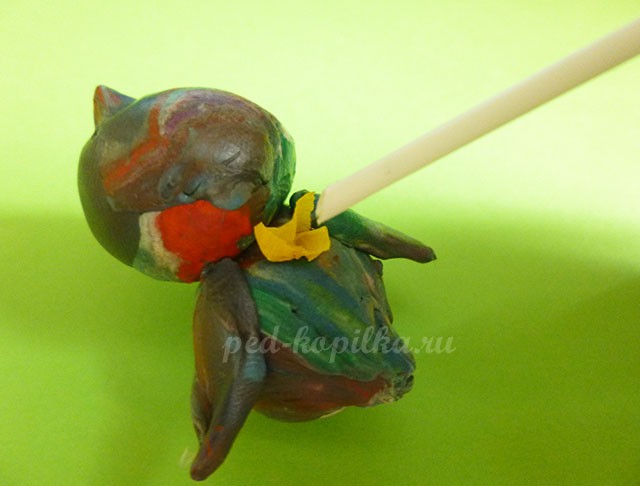 Торцевание на пластилине: цыпленок и курица Торцевание на пластилине: цыпленок и курица