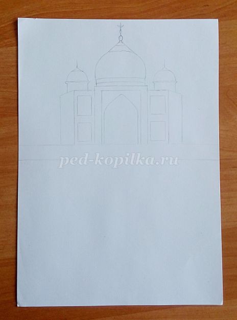 ​Графическая зарисовка исторического здания: часть 2