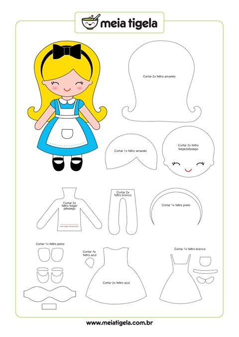 Куколка из фетра Куколка из фетра