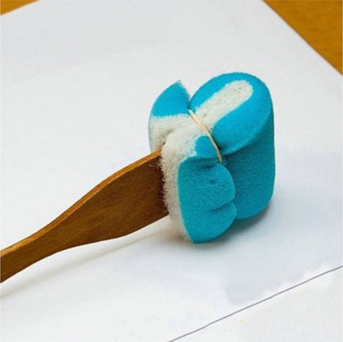 Рисование губкой Рисование губкой