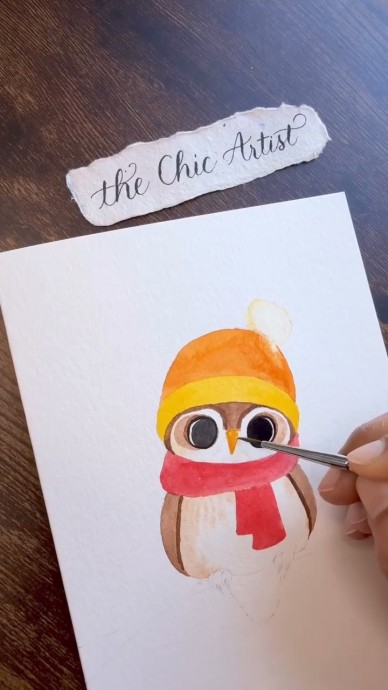 Сова в шапочке Сова в шапочке