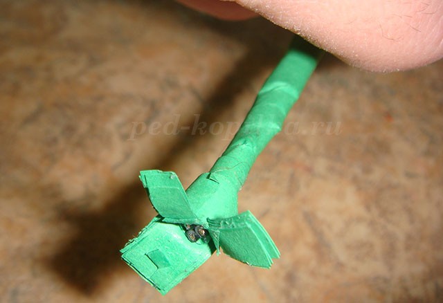 Роза из бумаги: мастер-класс