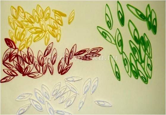 Объёмные цветы в технике квиллинг: часть 1 Объёмные цветы в технике квиллинг: часть 1