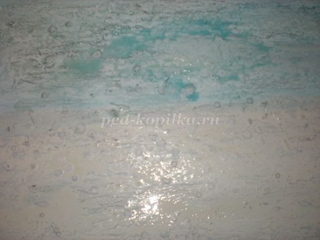 ​Ранняя весна в технике "Граттаж"