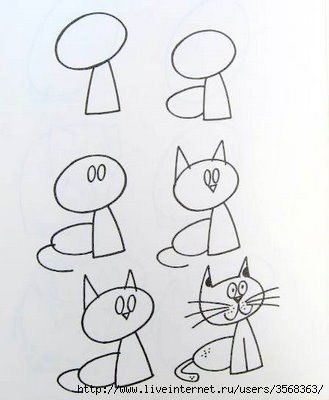 Рисуем животных с малышами