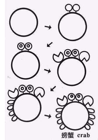 ​Учимся рисовать животных на основе кружочков​Учимся рисовать животных на основе кружочков