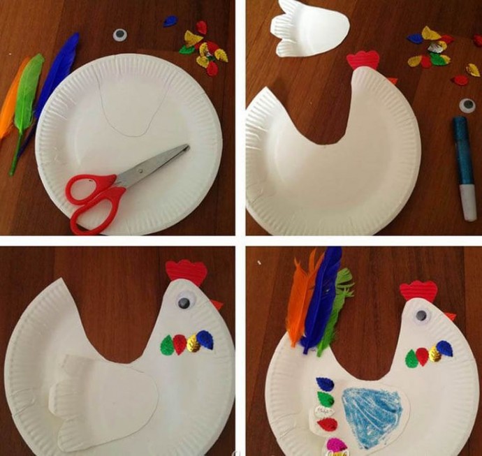 Детские поделки из одноразовых тарелок: идеи