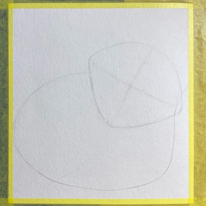 Рисуем зимнюю лисичку