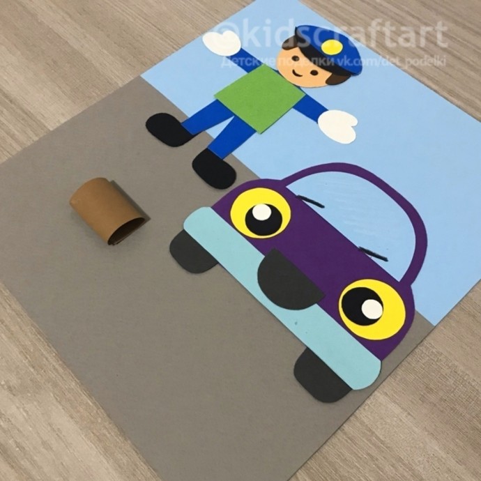 Детские поделки на тему ПДД