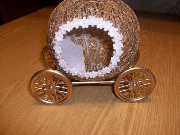 Прекрасная карета для кукол и игрушек: мастер-класс, часть 2