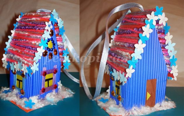 ​Игрушка пряничный домик: часть 2