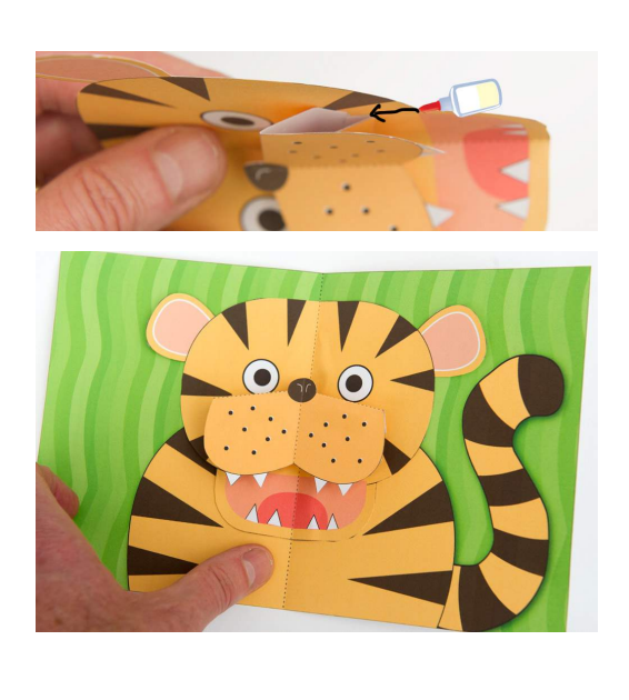 ​Объемная открытка "Тигр"