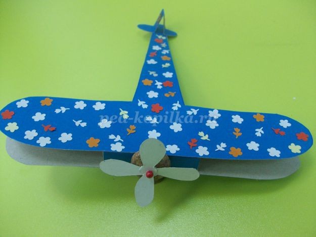 Самолет из картона: мастер-класс, часть 4