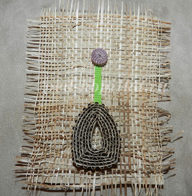 Открытка в технике квиллинг Открытка в технике квиллинг