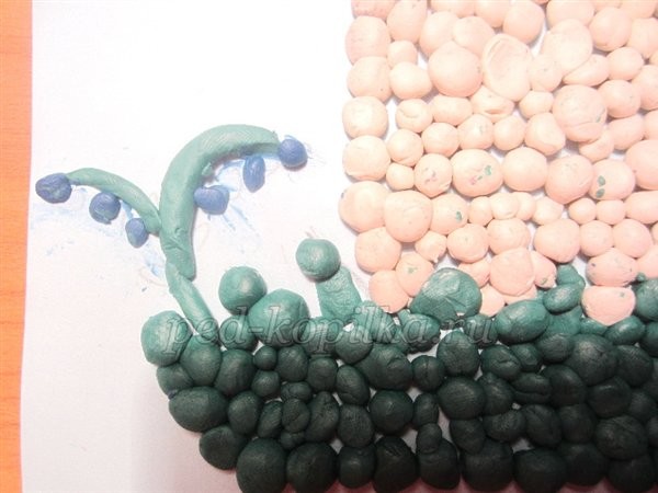 Пластилинография "Фантазийный грибок" Пластилинография "Фантазийный грибок"