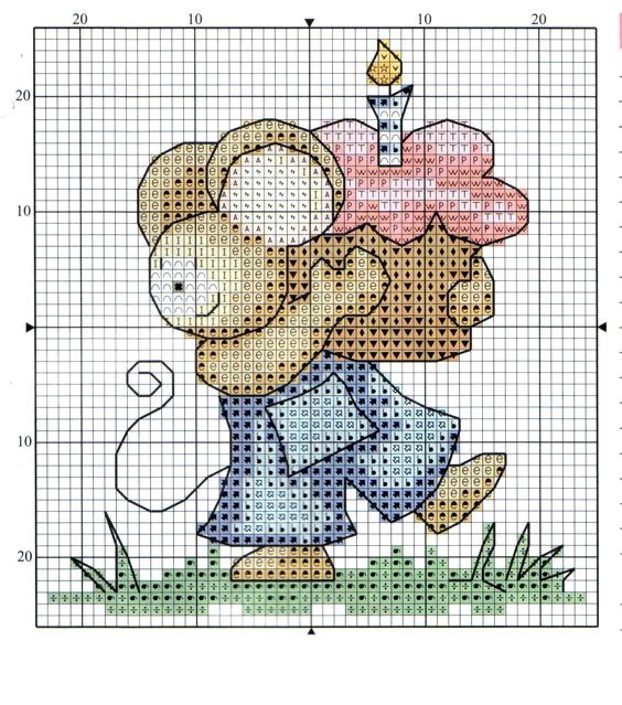 Вышиваем добрые сюжеты с мышатами