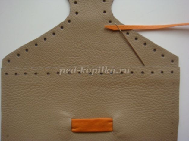 Органайзер из искусственной кожи для детских поделок Органайзер из искусственной кожи для детских поделок