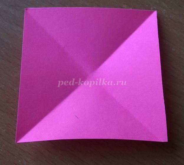 Пасхальная открытка в технике оригами: часть 1