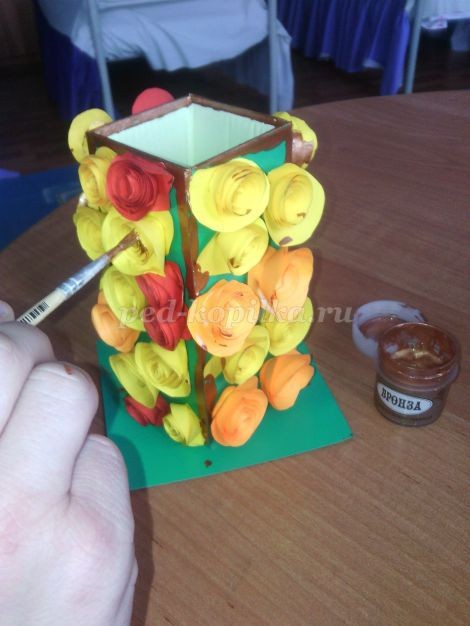 Подставка для карандашей детскими руками: часть 2 Подставка для карандашей детскими руками: часть 2