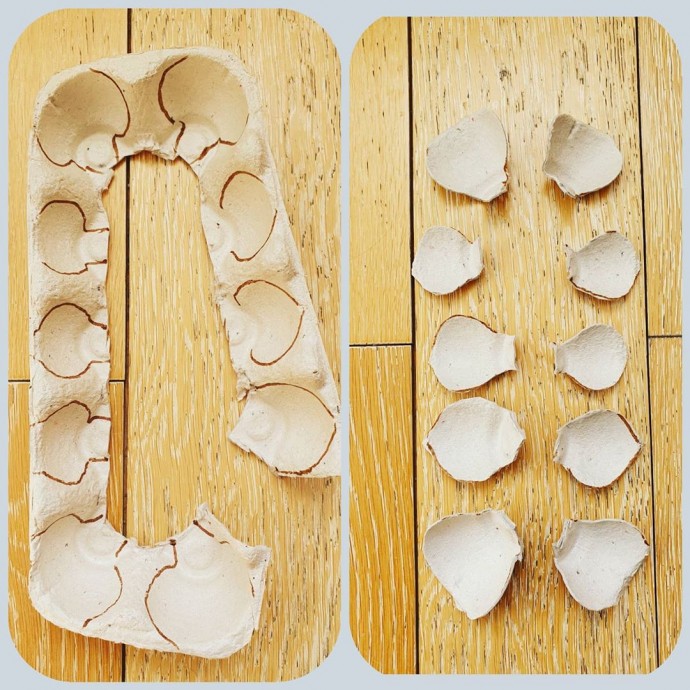 Сочный венок из лотков