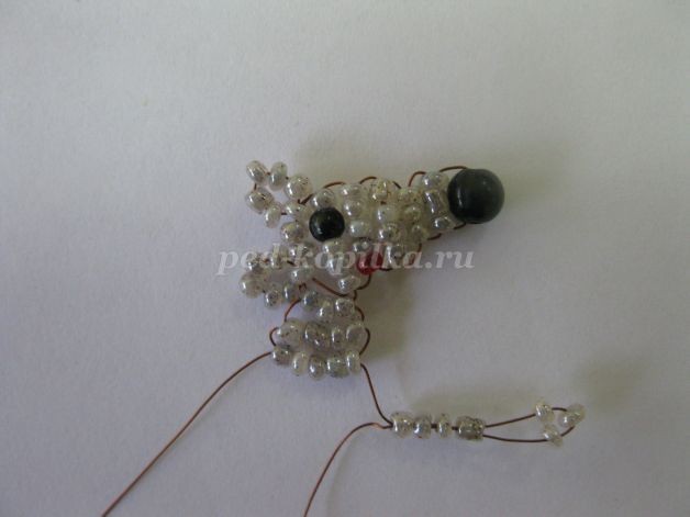 Весёлый мышонок из бисера: часть 2 Весёлый мышонок из бисера: часть 2