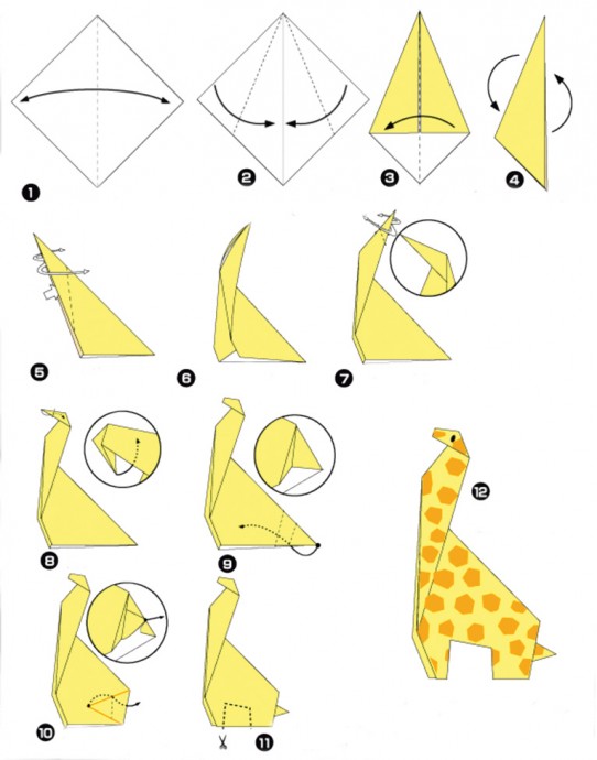 Животные оригами Животные оригами
