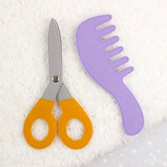 Безопасные ножницы и расчёска Безопасные ножницы и расчёска