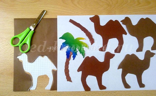 Аппликация с элементами рисования нитками