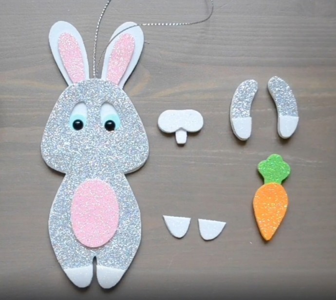 Зайчики из фоамирана