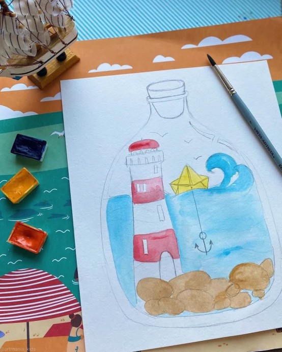 ​Мир в бутылке