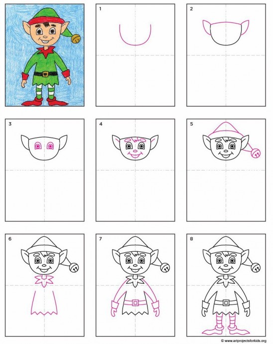 Новогодние уроки рисования Новогодние уроки рисования