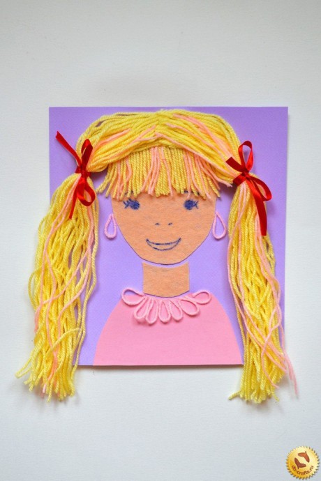 ​Создаем с детьми куклу для обучения парикмахерскому мастерству