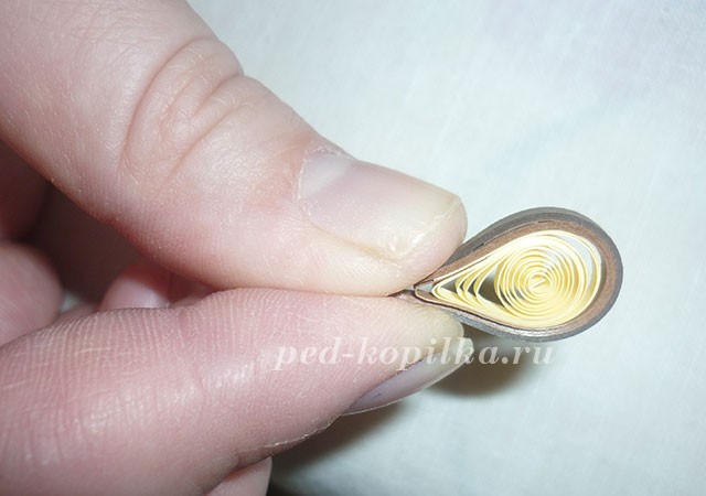 Шоколадно-бежевый микс квиллинга Шоколадно-бежевый микс квиллинга