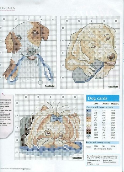 Вышиваем собак с детьми Вышиваем собак с детьми