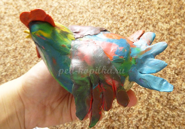 Торцевание на пластилине: цыпленок и курица Торцевание на пластилине: цыпленок и курица