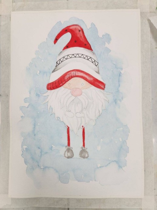 Гном на тонких ножках