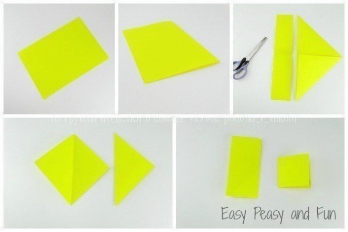 ​Монстрики-оригами в виде закладок