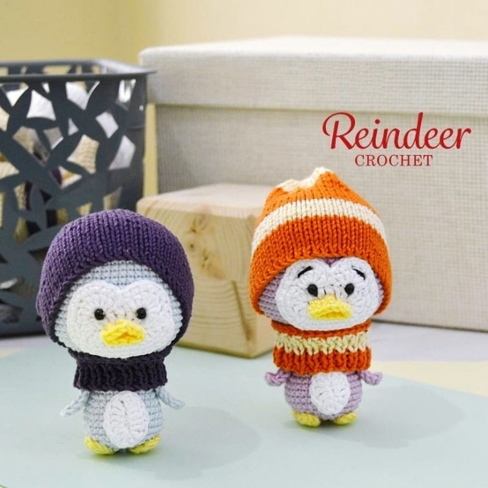 ​Пингвинчики в шапочках