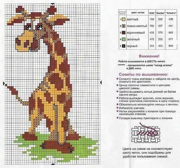 Детская вышивка: схемы Детская вышивка: схемы